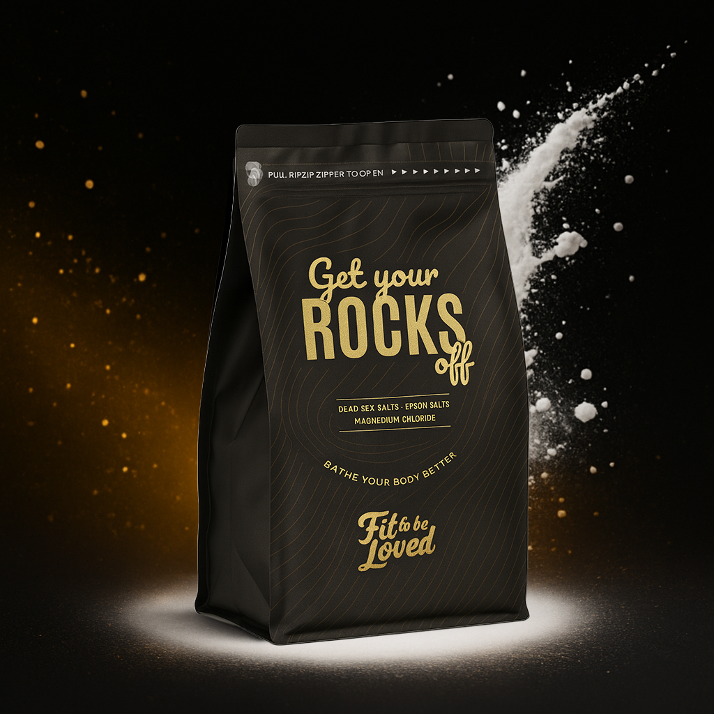 Get Your Rocks Off - With a mix of magical Dead Sea Salts, Epsom Salts, Magnesium Chloride Flakes